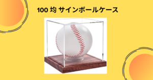 100 均 サインボールケース