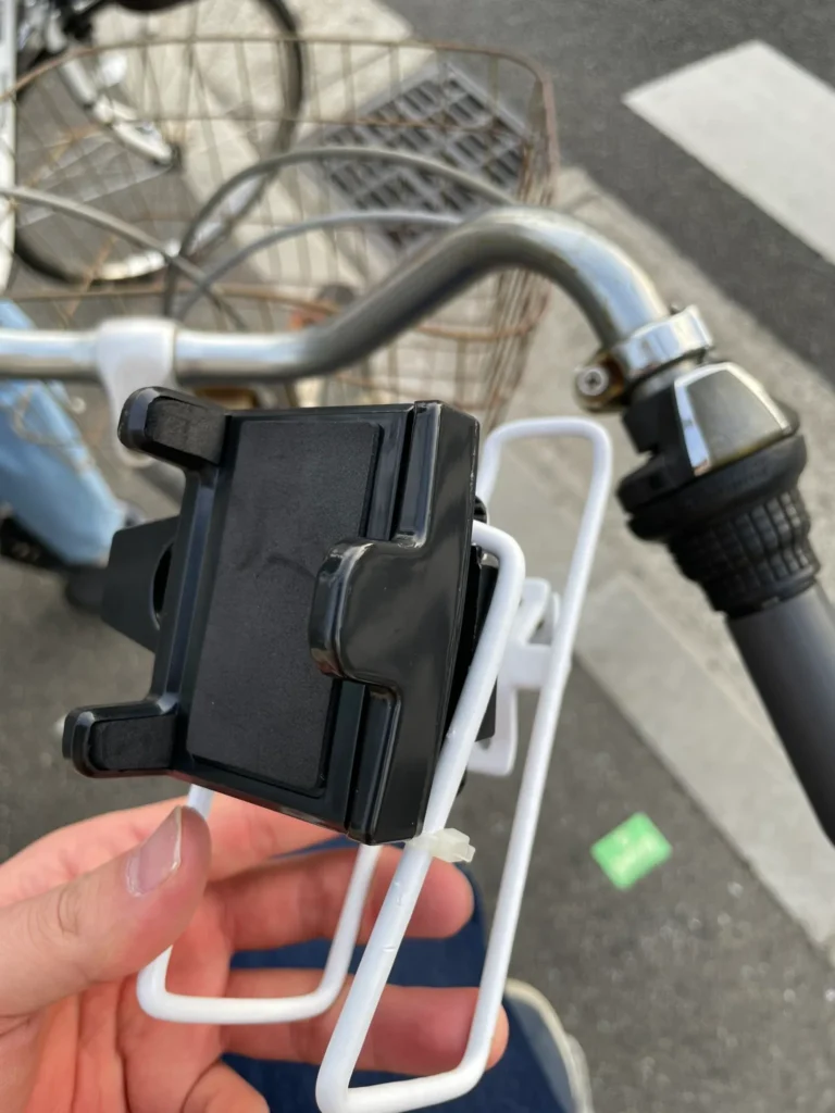 100均 自転車 スマホホルダー
