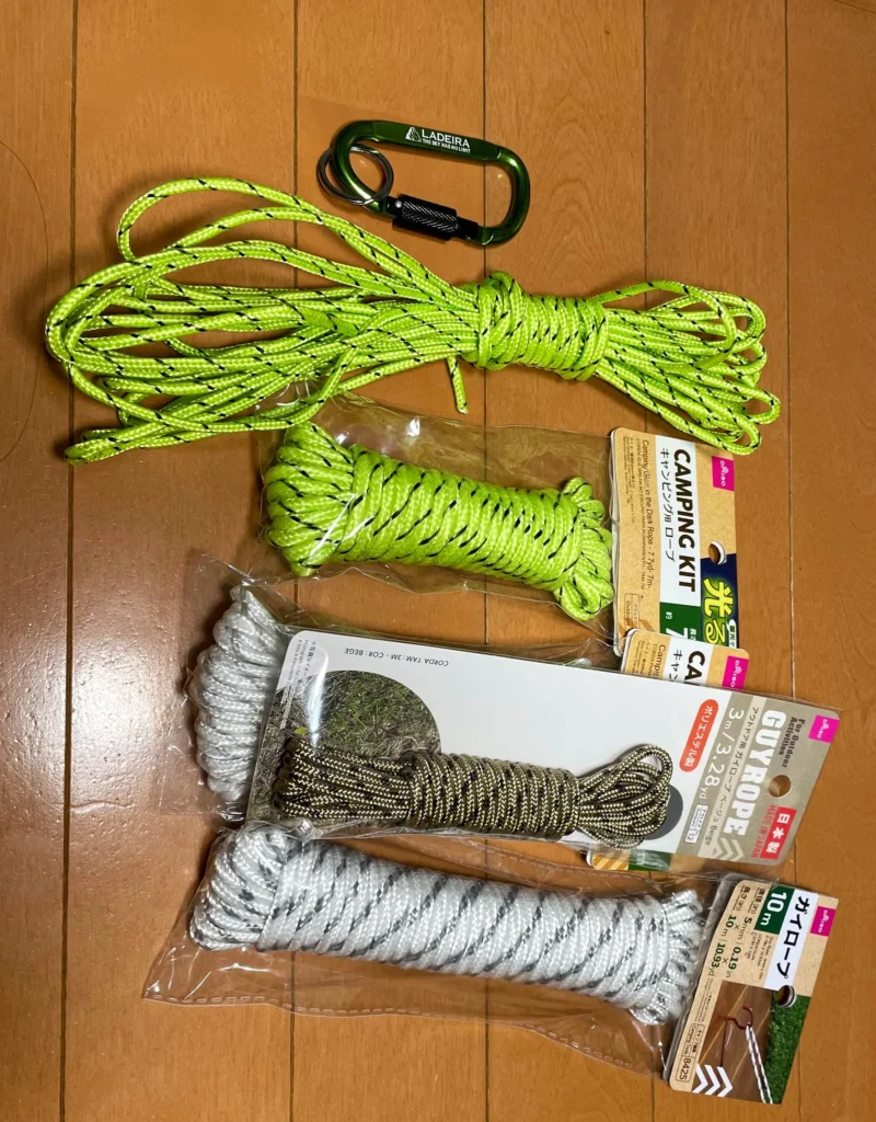 ダイソーのパラコードの売り場ガイド：店内での探し方